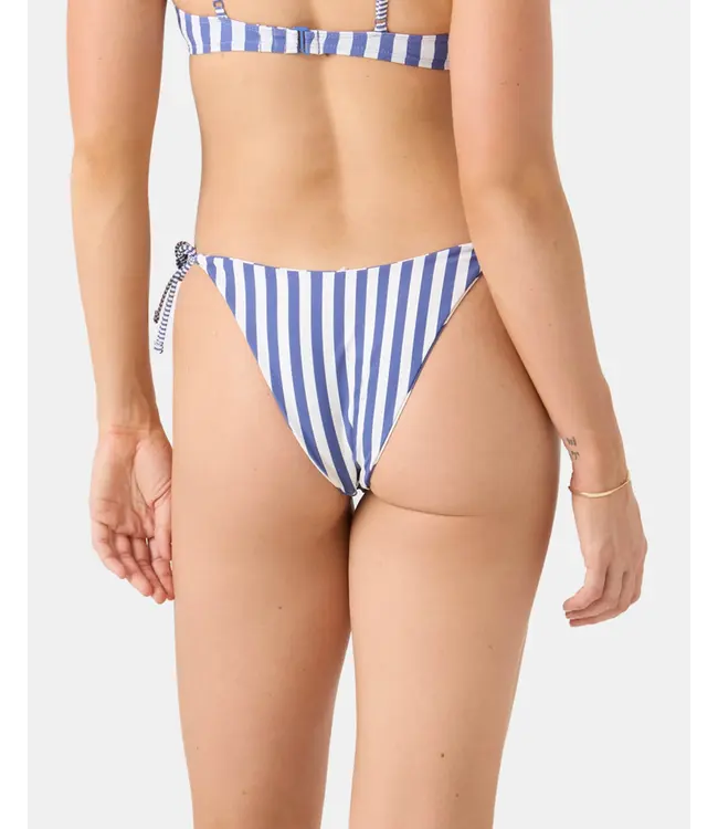 Roxy Stripe Out Reversible Tie Side Cheeky Bikini Bottom