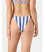 Roxy Stripe Out Reversible Tie Side Cheeky Bikini Bottom