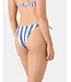 Roxy Stripe Out Reversible Tie Side Cheeky Bikini Bottom