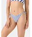 Roxy Stripe Out Reversible Tie Side Cheeky Bikini Bottom