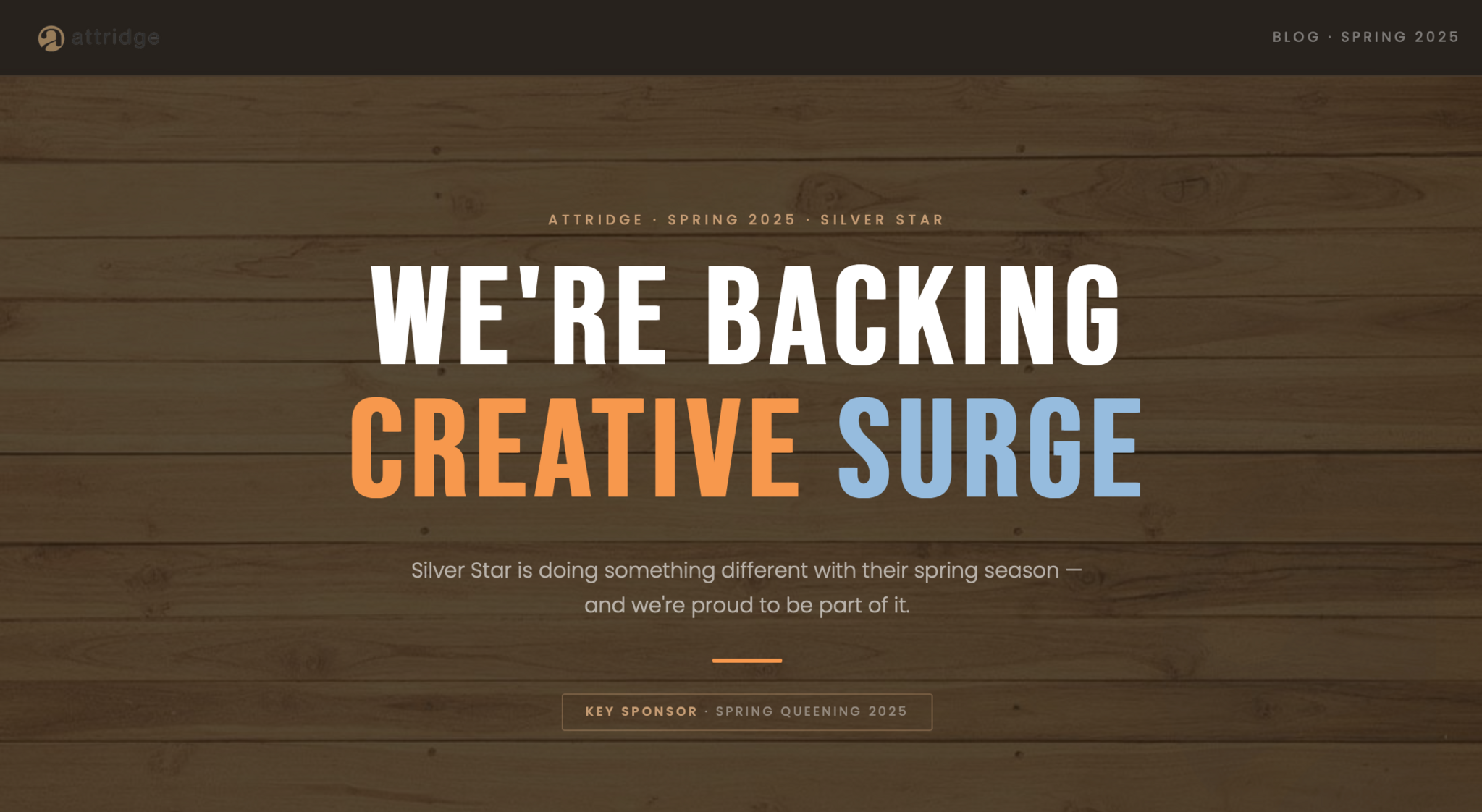 Creative Surge Is Back — And We're With Them