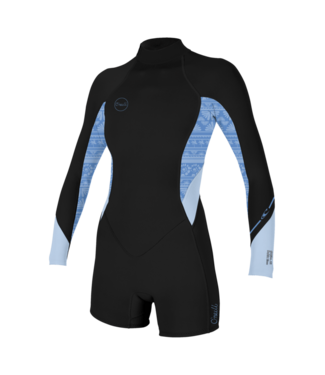 O'Neill Women's Bahia 2/1mm Back Zip L/S Spring Wetsuit