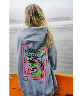 Notice The Reckless Locals Only Oversized Hoodie