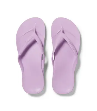 Archies Arch Support Flip Flops Lilac