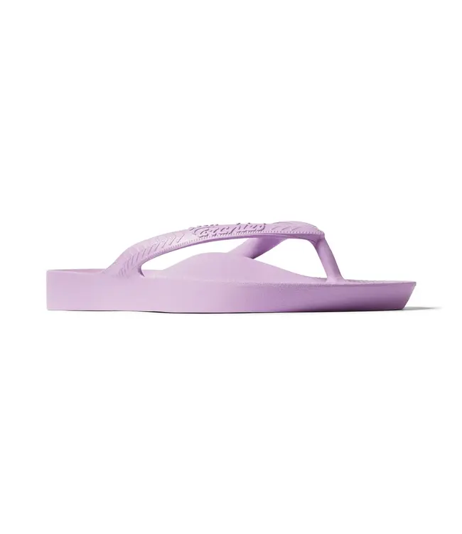 Archies Arch Support Flip Flops Lilac
