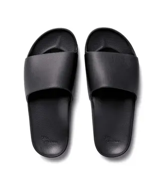 Archies Arch Support Slides Black