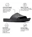 Archies Arch Support Slides Black