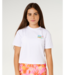 RIP CURL CATALINA ISLAND CROP TEE- GIRL