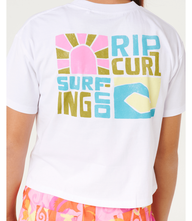 RIP CURL CATALINA ISLAND CROP TEE- GIRL