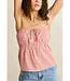 Rhythm Kirra Check Strapless Top