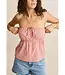 Rhythm Kirra Check Strapless Top