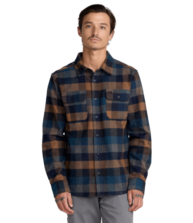 RVCA DAYSHIFT BLANKET FLANNEL LS