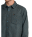 RVCA DAYSHIFT SOLID FLANNEL LS