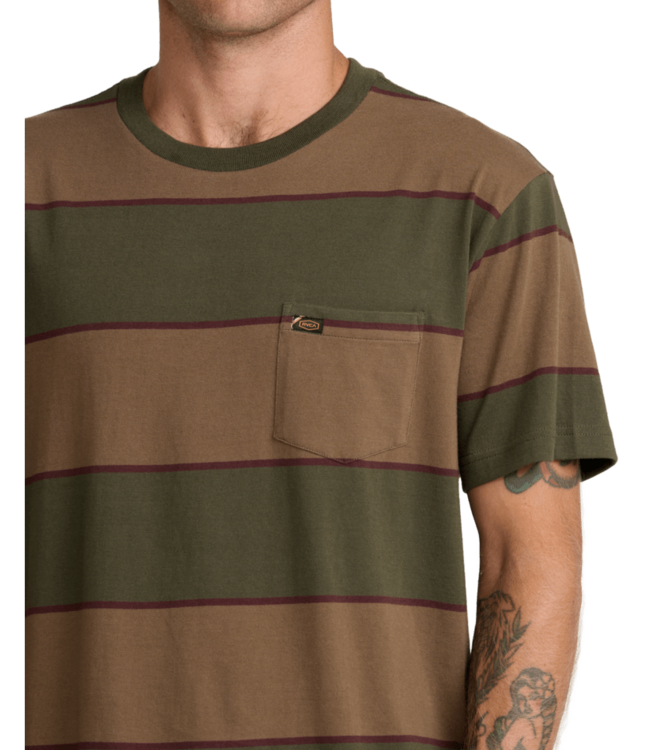 RVCA DAYSHIFT STRIPE SS