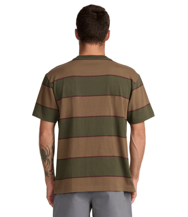 RVCA DAYSHIFT STRIPE SS