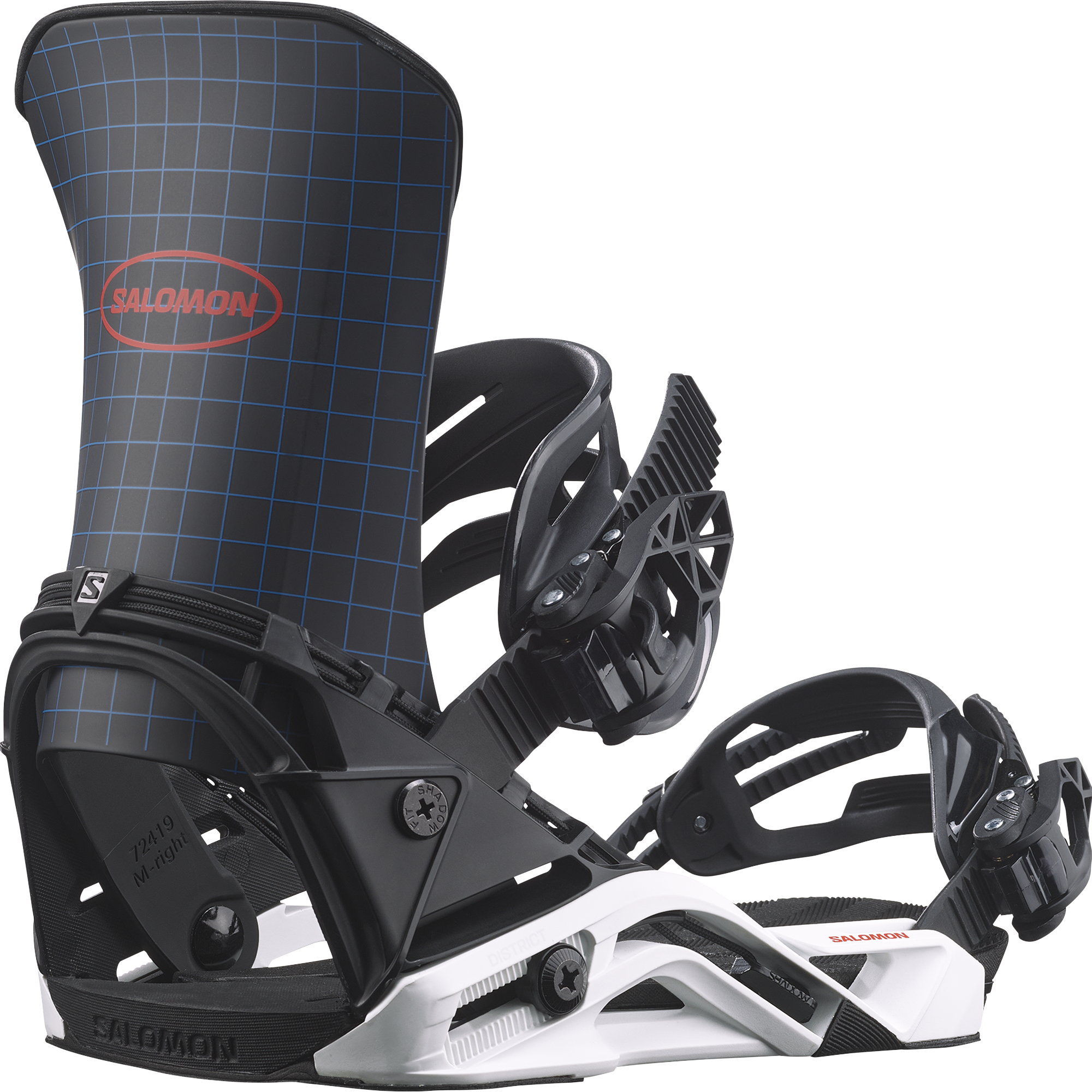 Salomon District Black Snowboard Binding