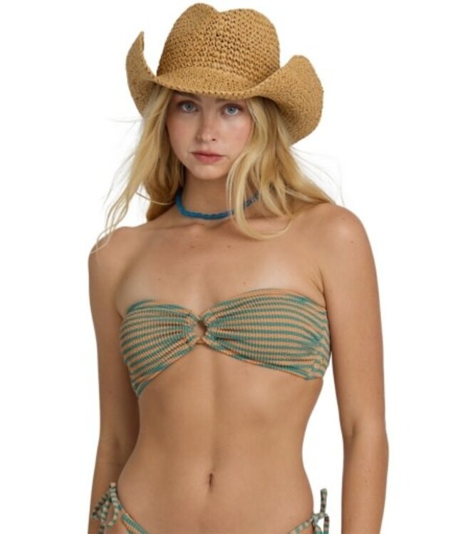 Billabong Summer High Stripe Rio Bandeau Bikini Top