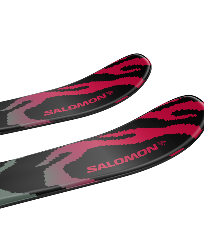 Salomon QST Jr Black XS + C5 GW Ski Package