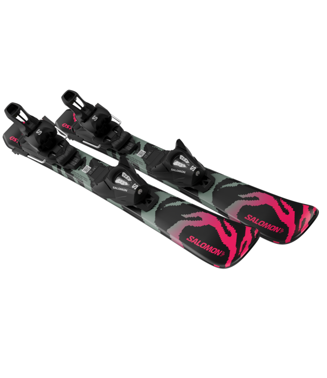 Salomon QST Jr Black XS + C5 GW Ski Package