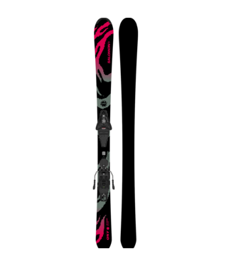 Salomon QST Jr BLACK M Ski & Binding Package