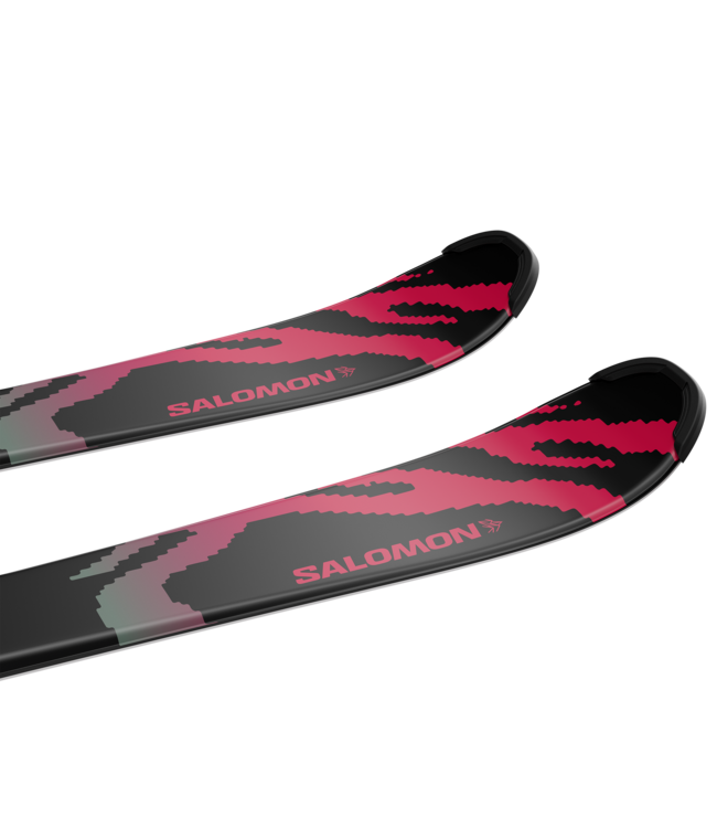 Salomon QST Jr BLACK M Ski & Binding Package
