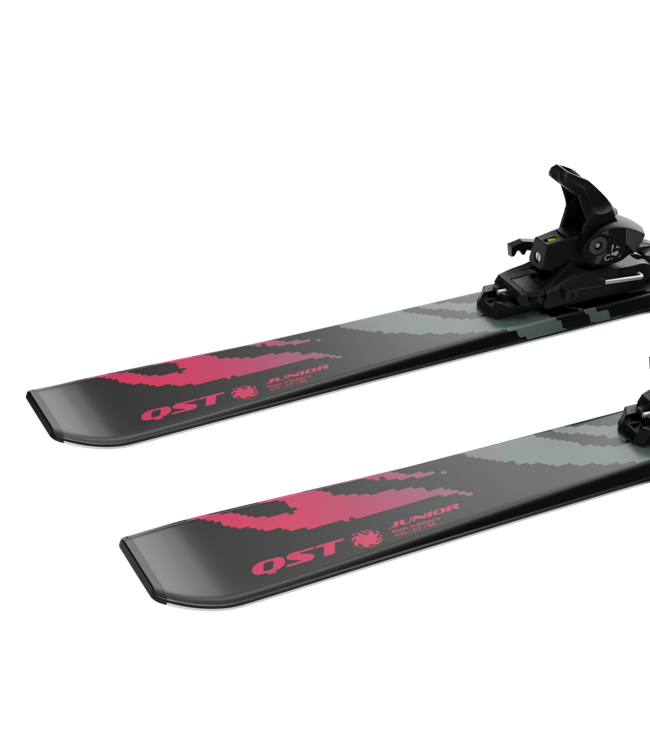 Salomon QST Jr Black S + C5 GW Ski Package
