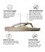 Archies Arch Support Flip Flops Taupe