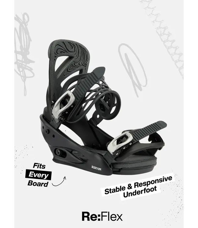 Burton Men's Freestyle Re:Flex Snowboard Bindings