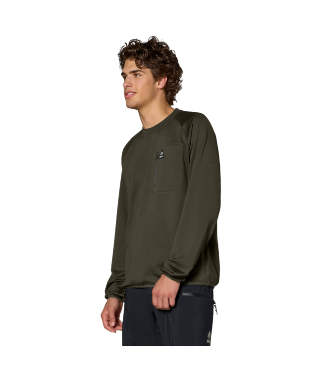 JONES Men’s Flagship Grid Fleece Crew Layer