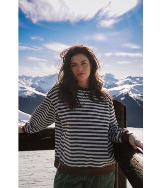Notice The Reckless Driftwood Oversized Long Sleeve