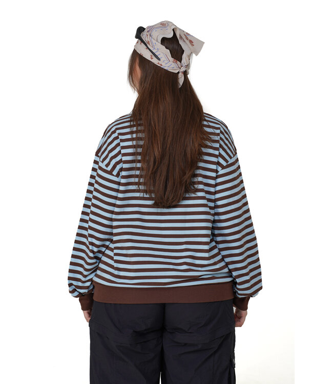 Notice The Reckless Driftwood Oversized Long Sleeve