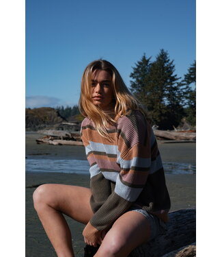 Notice The Reckless Arctic Dusk Knit Sweater