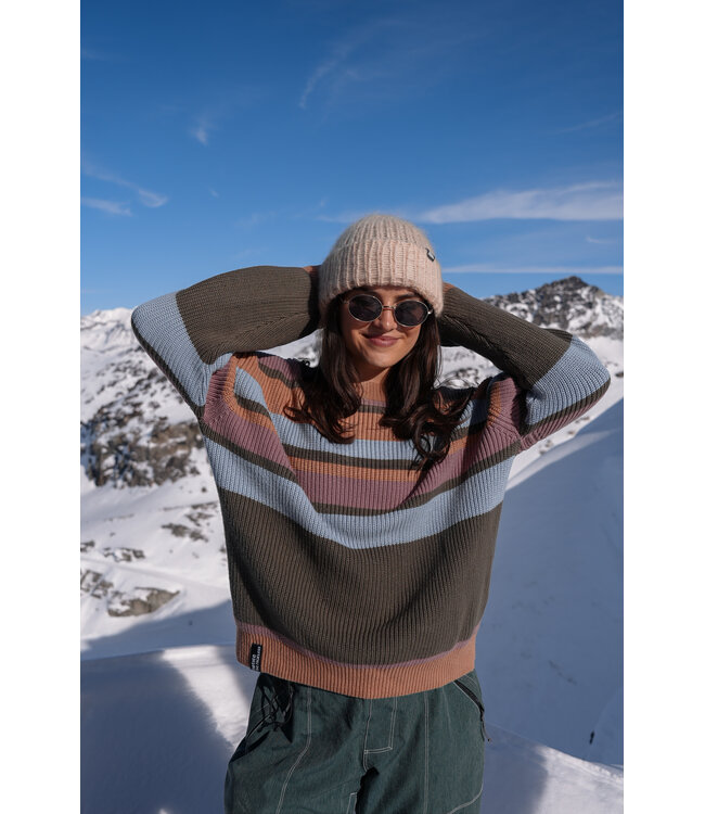 Notice The Reckless Arctic Dusk Knit Sweater