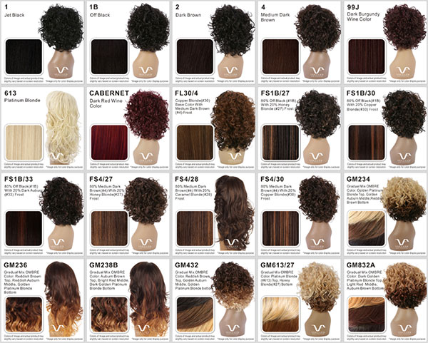 Vivica Fox Hair Color Chart