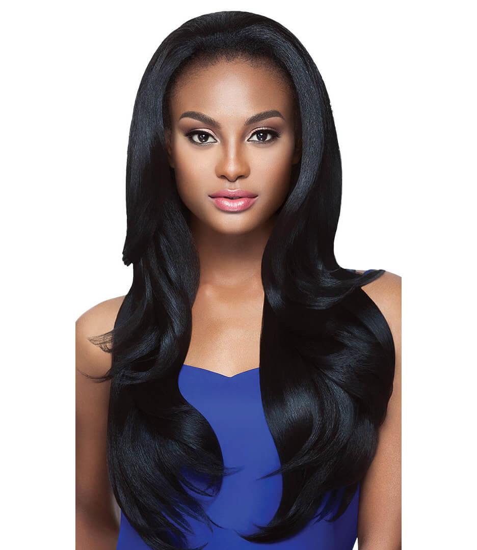 Outre Quick Weave Jocelyn Synthetic Half Wig Long Straight