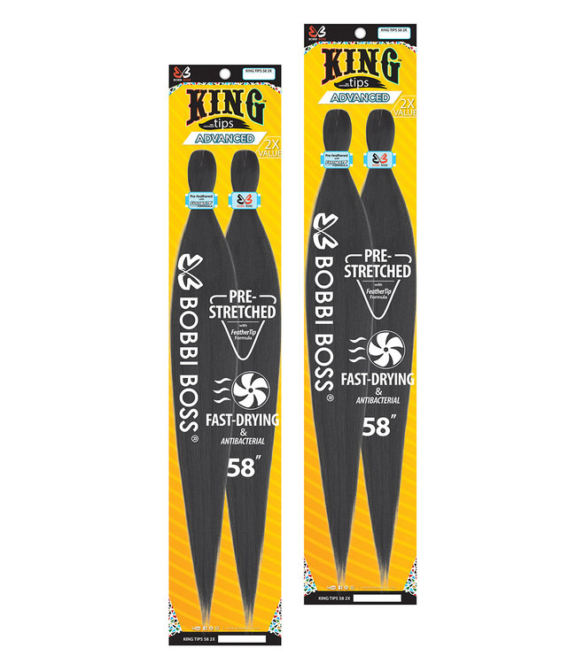 Bobbi Boss King Tips Advanced 58 2x Pre Feathered Braiding Hair