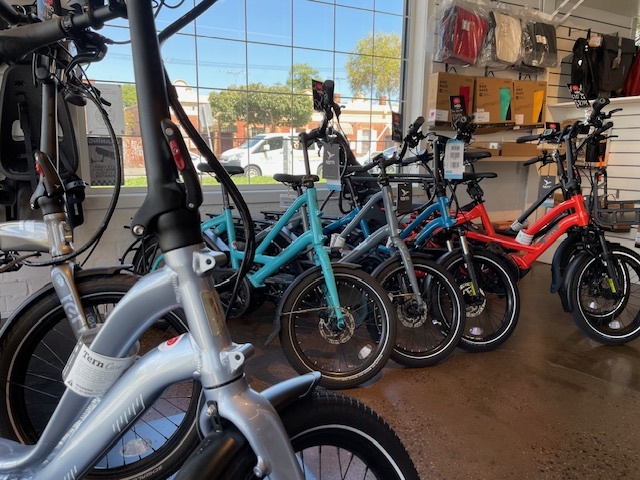 Tern ebikes at Velo Cycles