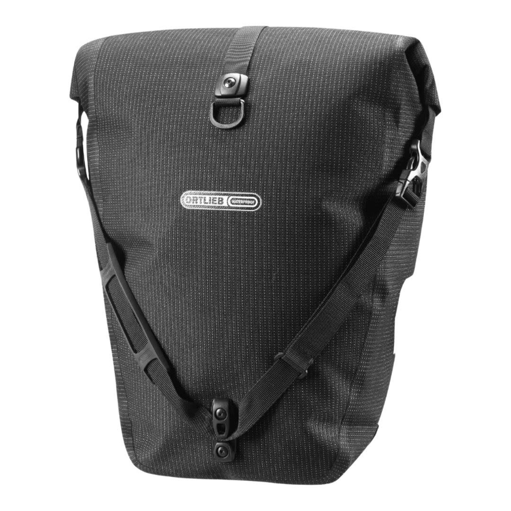 Ortlieb Ortlieb Back-Roller High Visibility QL2.1 - Black reflective (Single Bag)