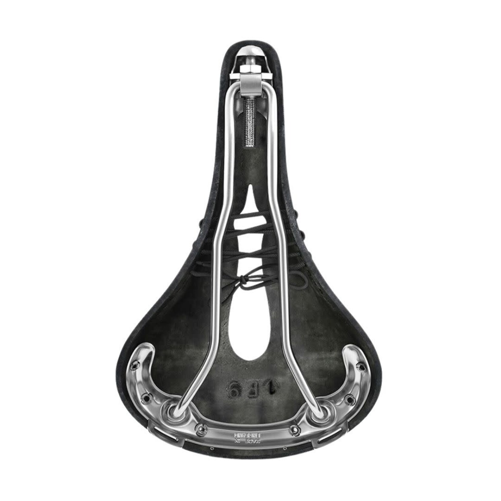 Brooks England Brooks Leather Saddle - Black - Carved (Imperial) Laced - B17
