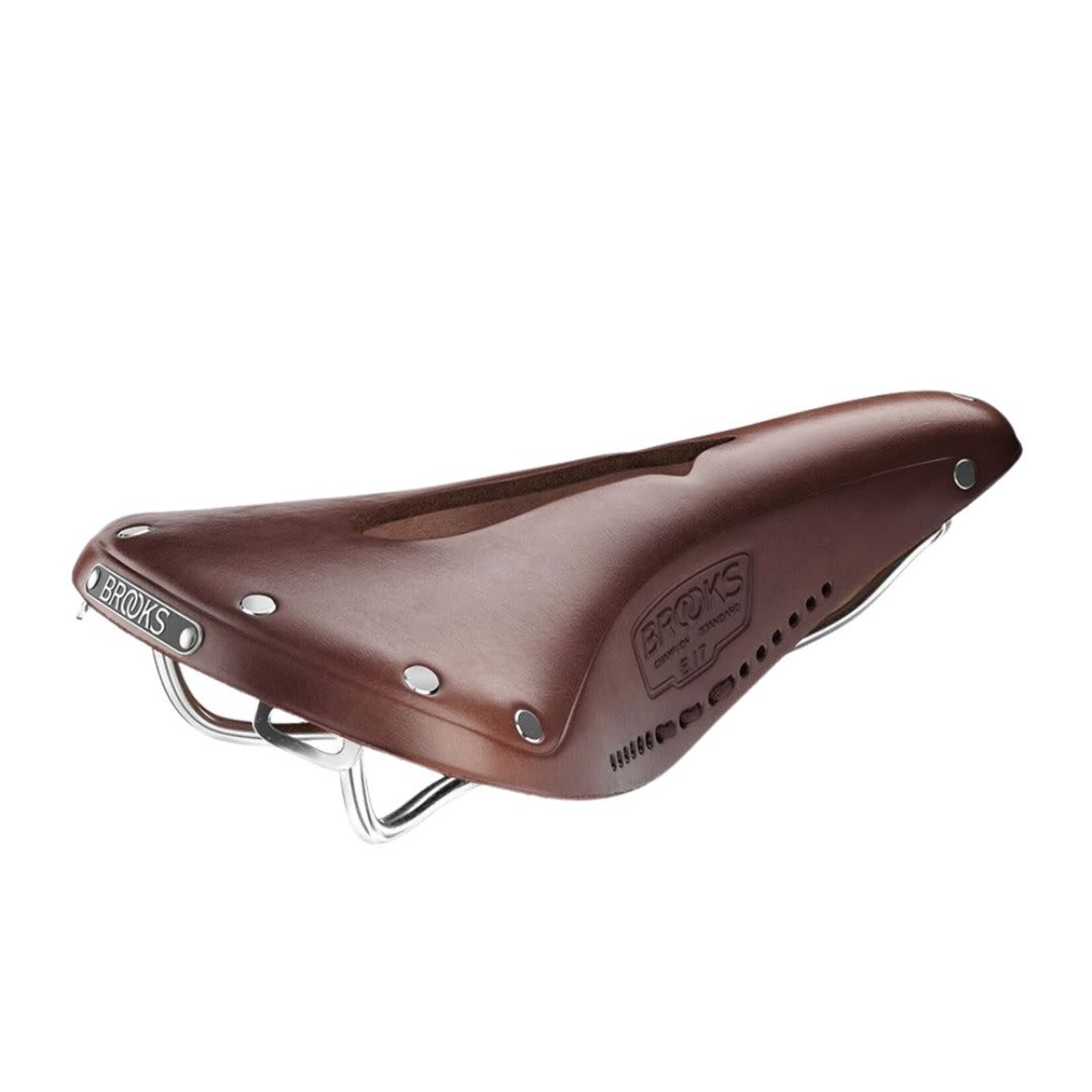 Brooks England Brooks Leather Saddle - Brown - Carved (Imperial) - B17