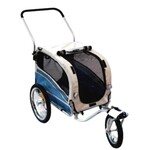 Bicycle PET Trailer/Jogger 2in1 Light BLUE. Steel Frame.  ***ENQUIRE NOW***