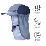 Explorer Bicycle Helmet Hat Blue & Dark Blue