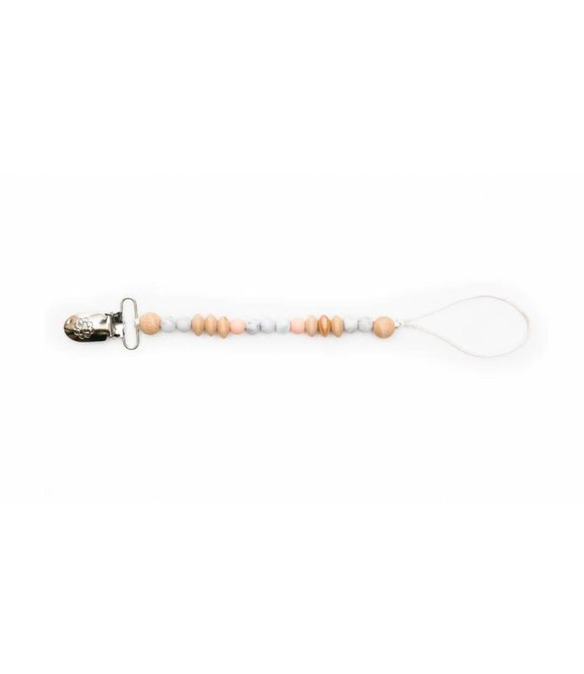Bubble Pacifier Clip Peach Bubble Pacifier Clip Peach