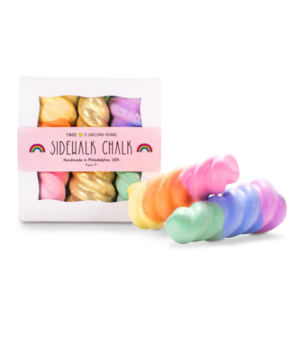 Twee Unicorn Horns Sidewalk Chalk