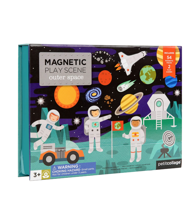 PetitCollage Outer Space Magnetic Play Scene