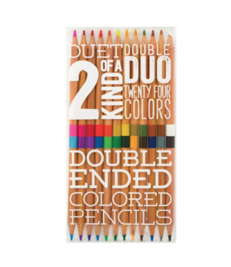 Ooly Two of a Kind Double Endee Colored Pencils