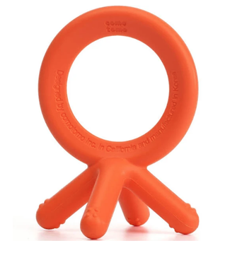 Comotomo Silicone Baby Teether Orange