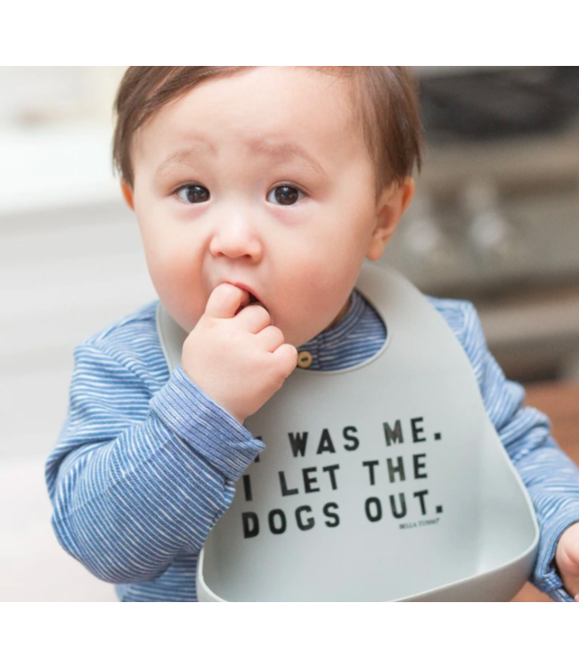 Bella Tunno Who let the Dogs out wonder bib