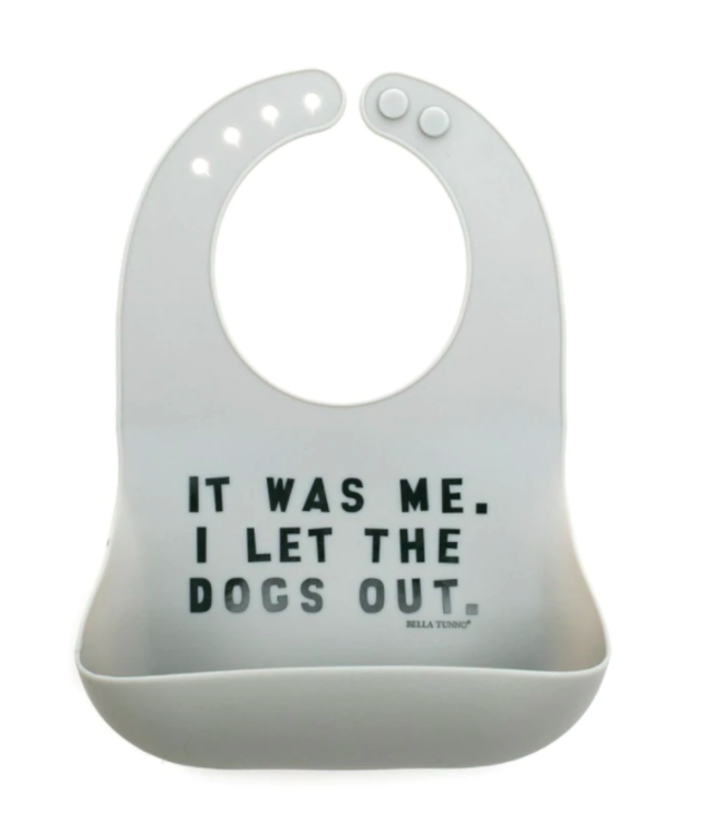 Bella Tunno Who let the Dogs out wonder bib