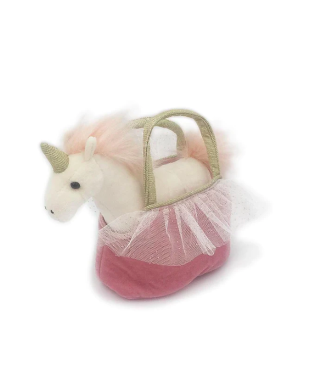 Mon Ami Pretty Unicorn Plush Toy in Purse Ophelia